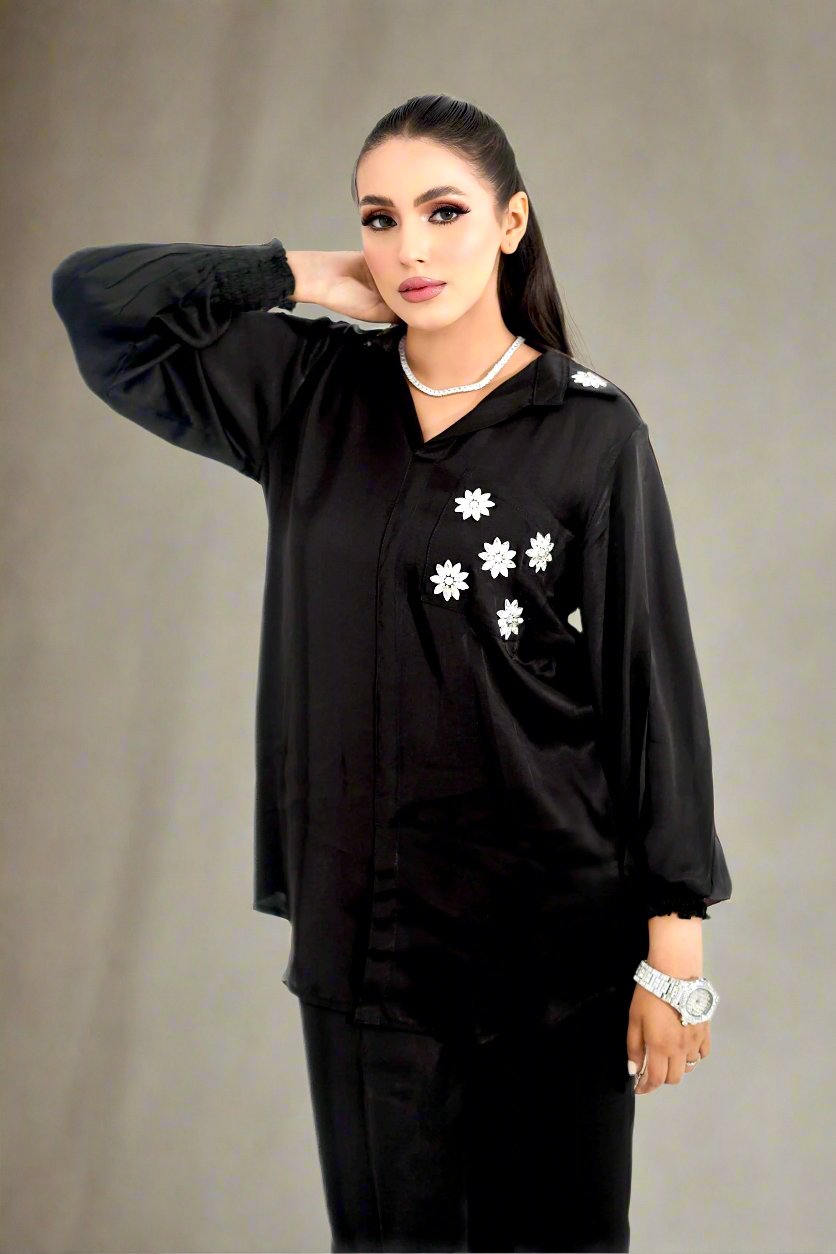 Crystal Noir - MaisonDuModa Co-Ord Set