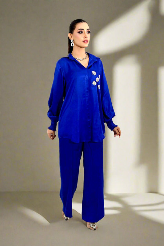 Crystal Blue - MaisonDuModa Co-Ord Set