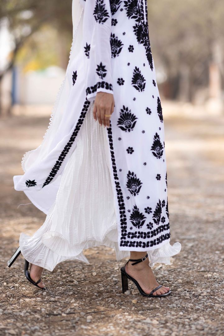 Ruffle Crush Trousers - MaisonDuModa Trousers