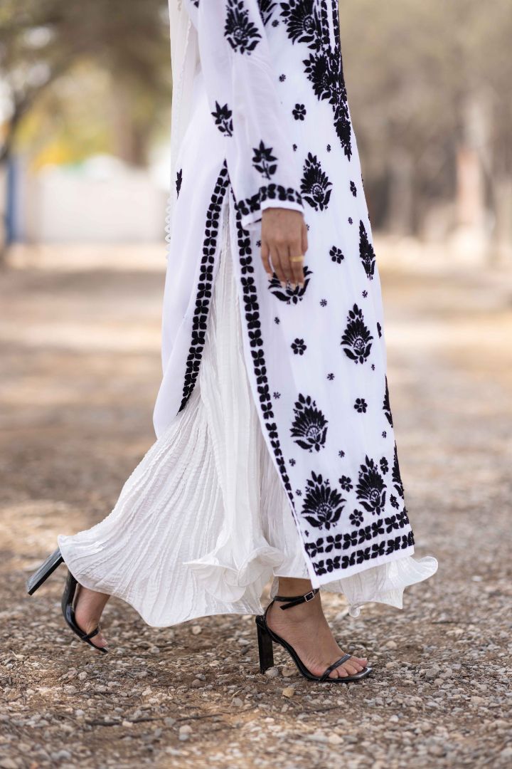 Ruffle Crush Trousers - MaisonDuModa Trousers