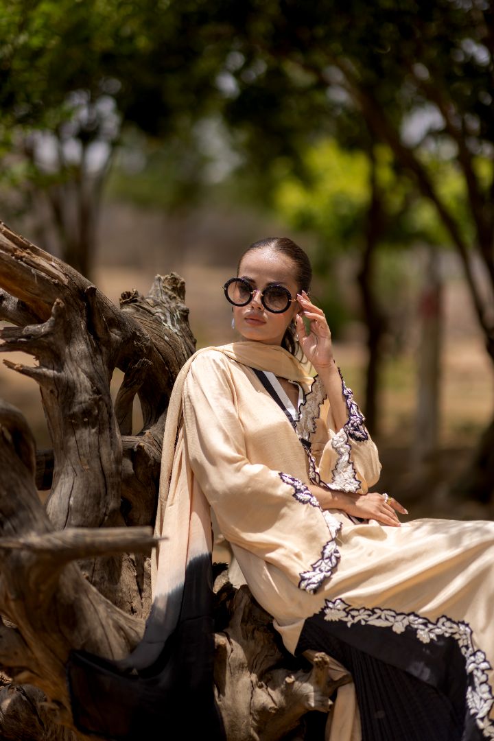 Pearls & Skin Tone - MaisonDuModa 3 Piece Dress