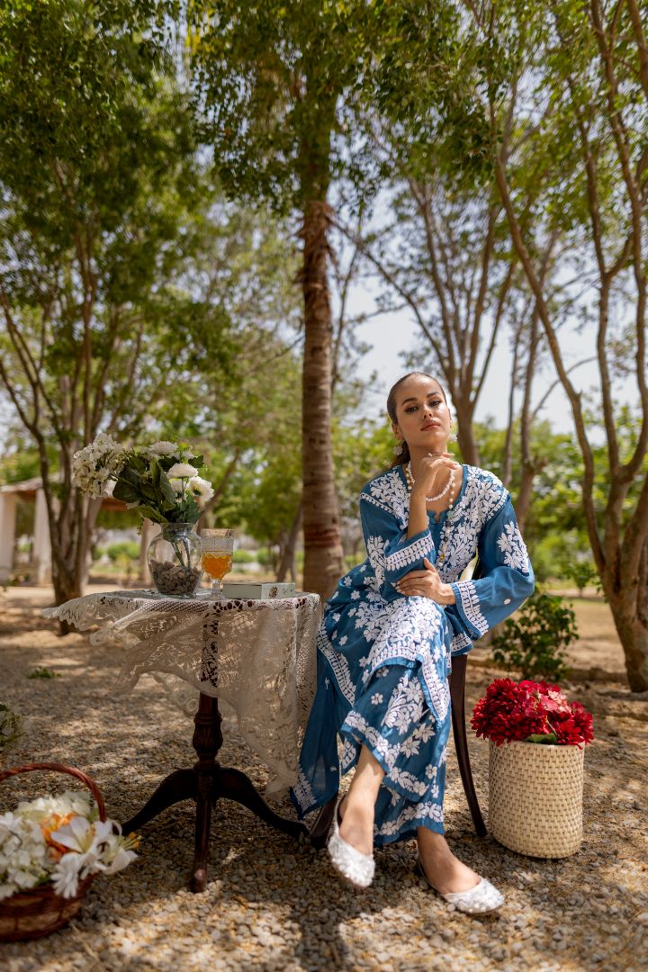 Ice Blue - MaisonDuModa 3 Piece Dress