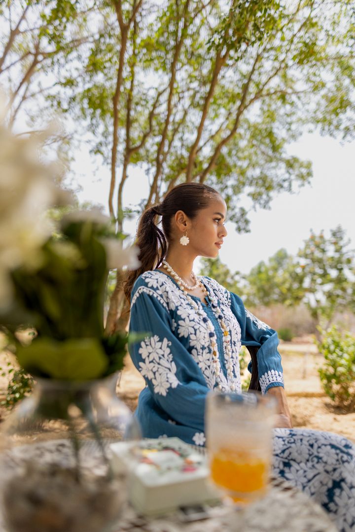 Ice Blue - MaisonDuModa 3 Piece Dress