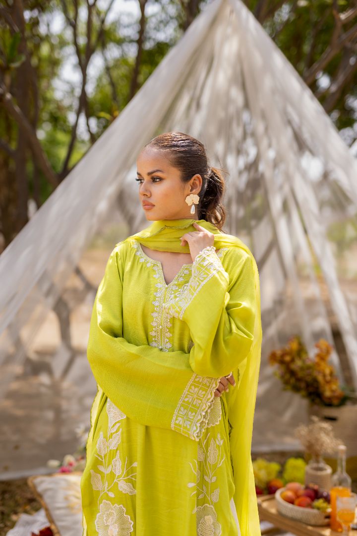 Kiwi - MaisonDuModa 3 Piece Dress