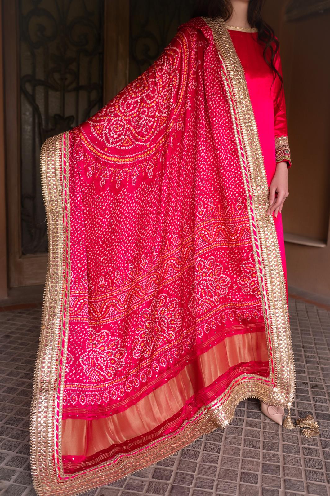 The Bandhini Edit - MaisonDuModa 3 Piece Dress