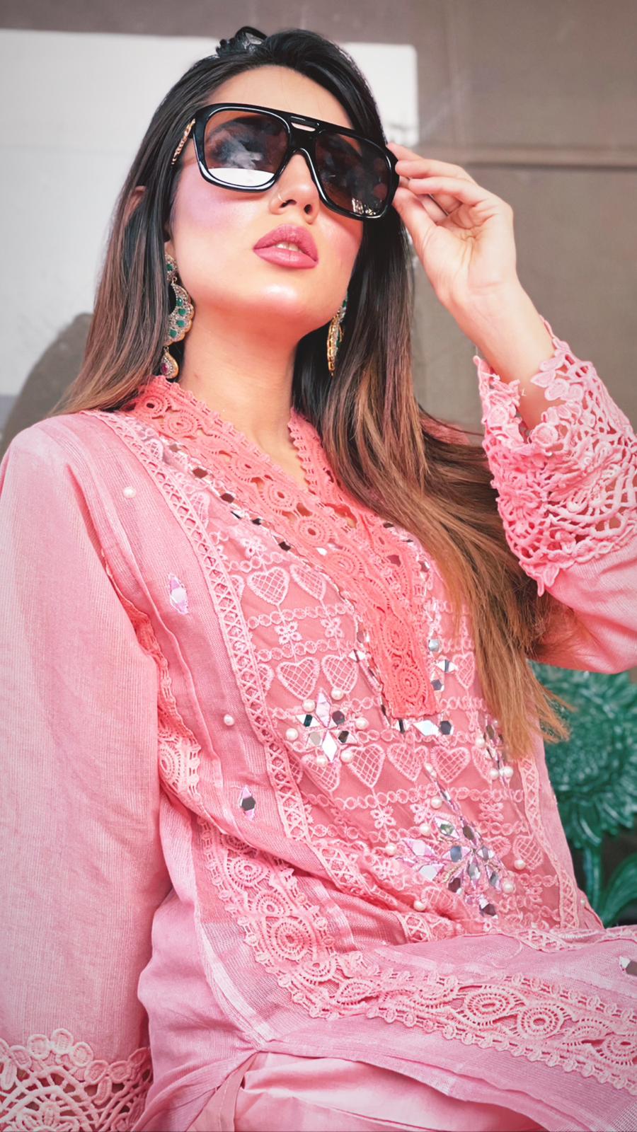 ISSA PINK ROSE - MaisonDuModa 3 Piece Dress