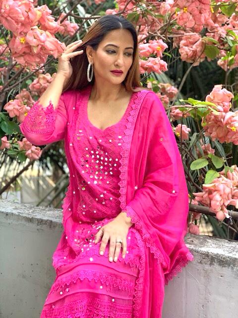 ISSA FUSCHIA PINK ROSE - MaisonDuModa 3 Piece Dress