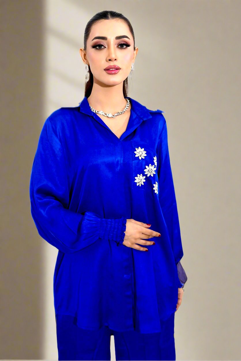 Crystal Blue - MaisonDuModa Co-Ord Set