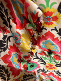 Short printed farshi shalwar set! With handwork details !