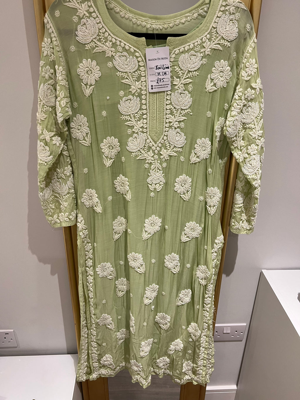 Kiwi Lime Mint kurta