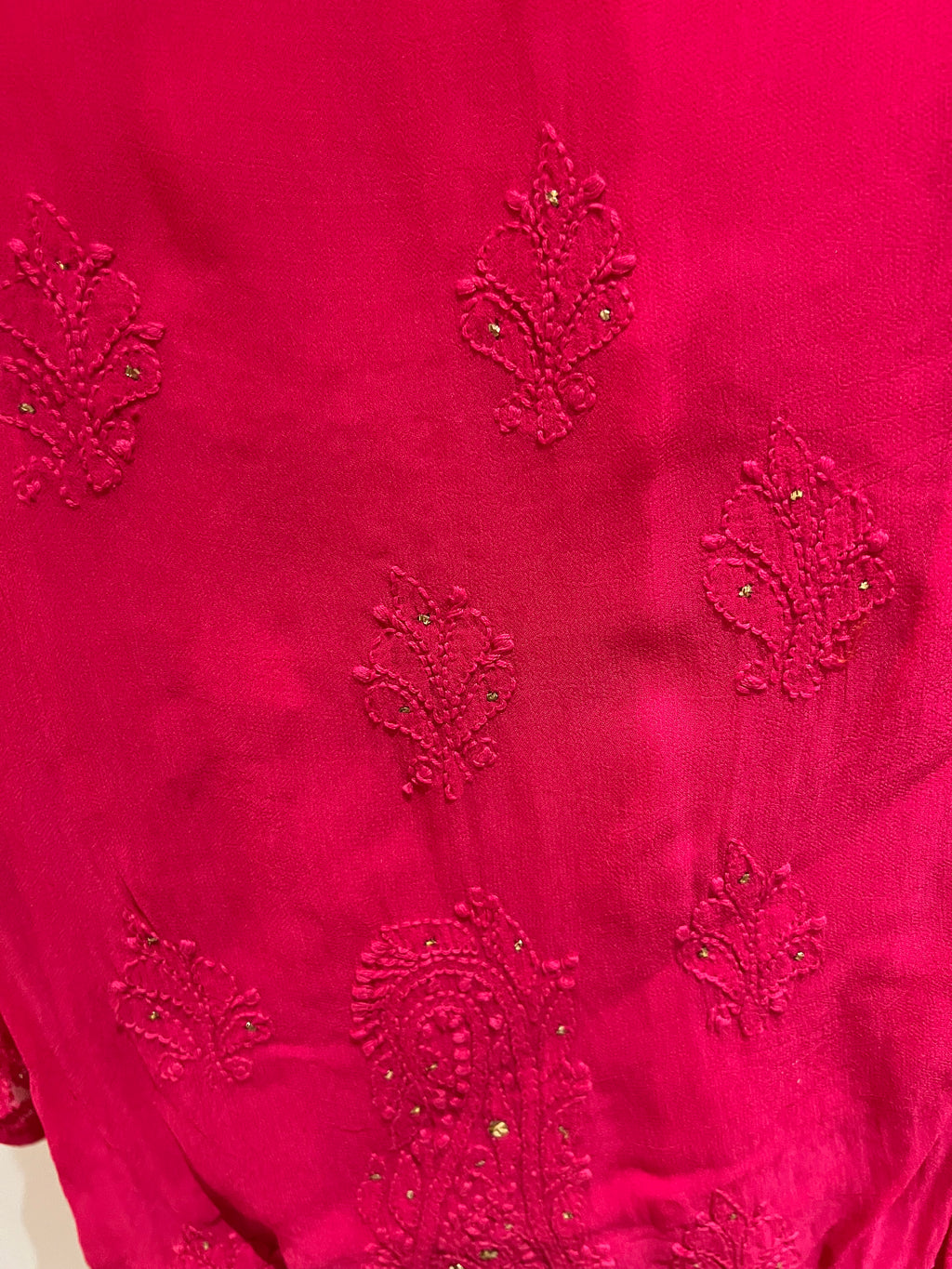 Fuschia Pink Mukesh set !