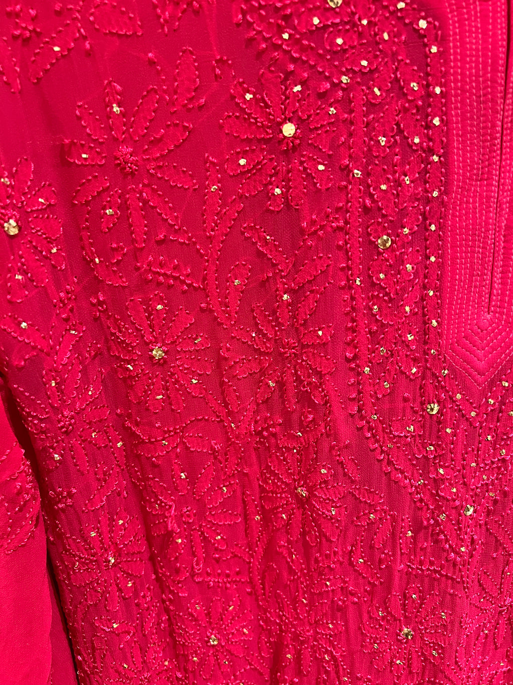 Fuschia Pink Mukesh set !