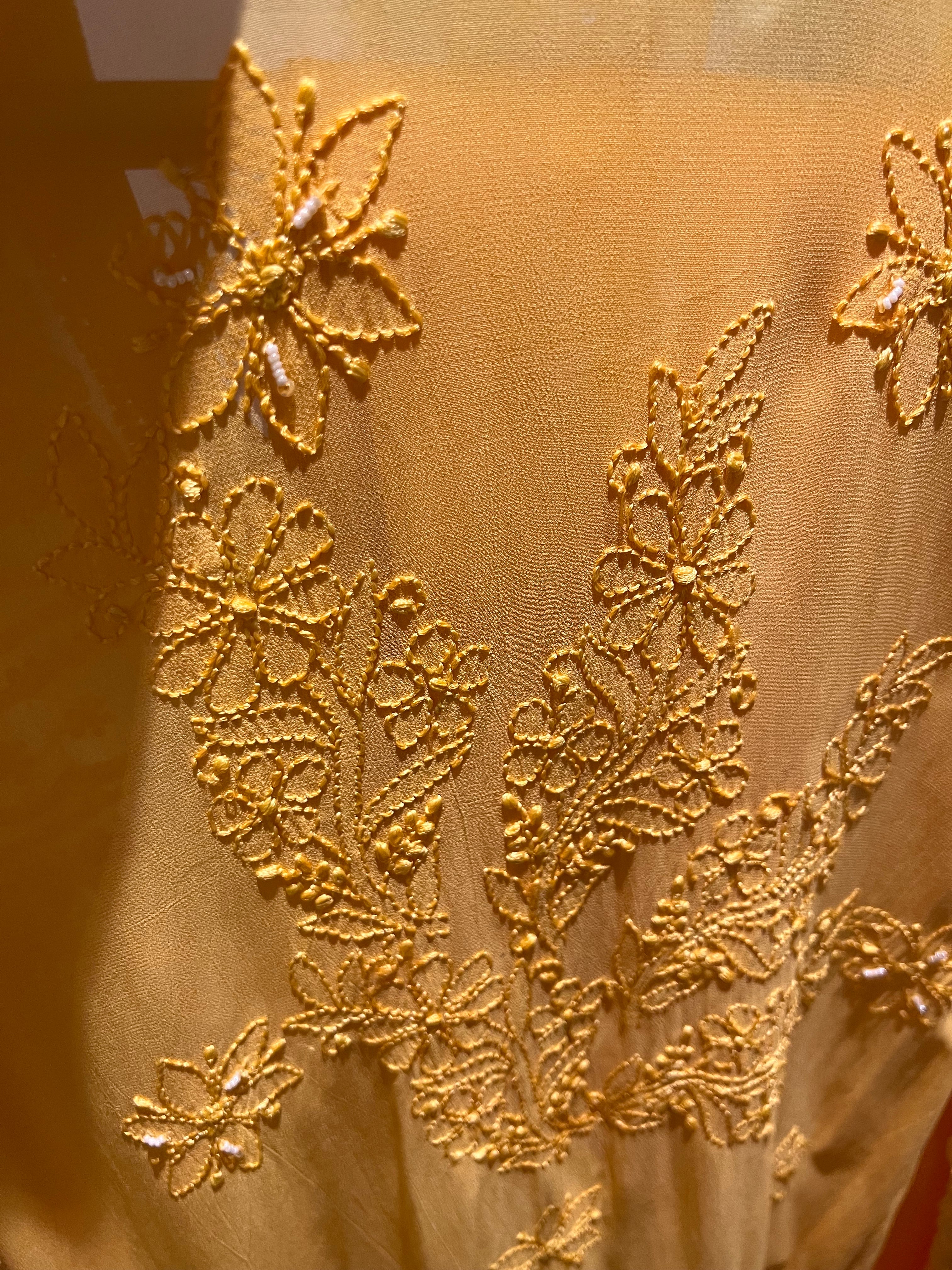 Mango Chikankari Set !