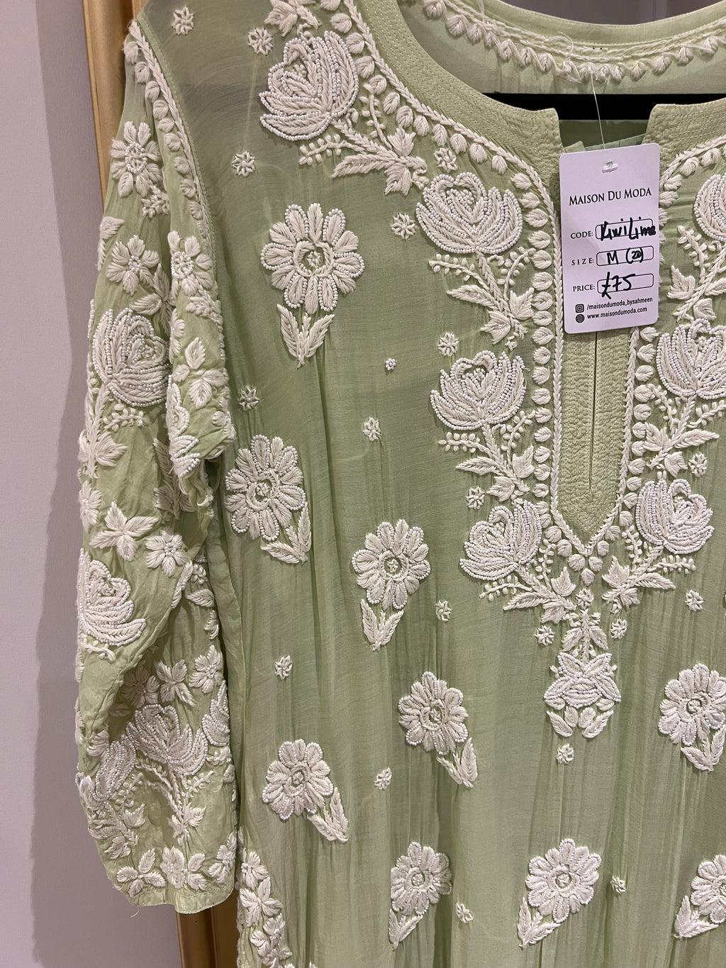 Kiwi Lime Mint kurta