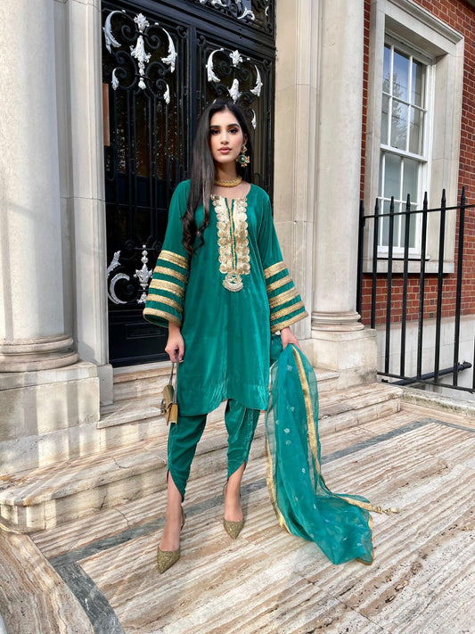 Velvet Series - MaisonDuModa 3 Piece Dress