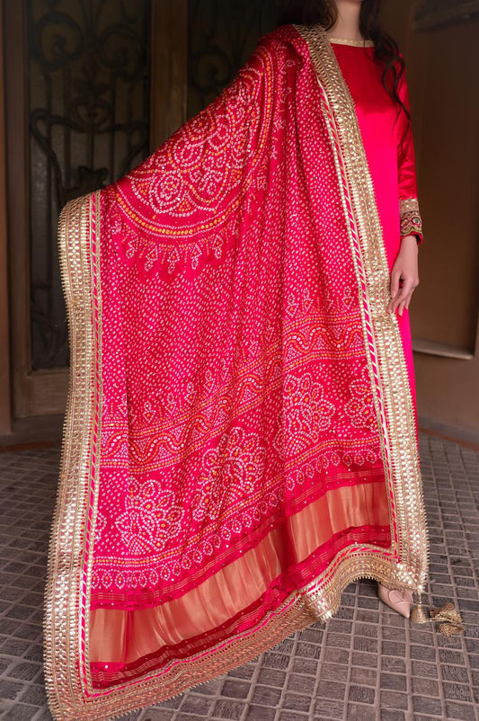 The Bandhini Edit - MaisonDuModa 3 Piece Dress