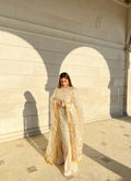 White & Gold Outfit - MaisonDuModa 3 Piece Dress