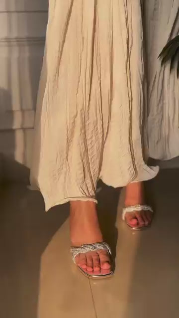 Ruffle Crush Trousers