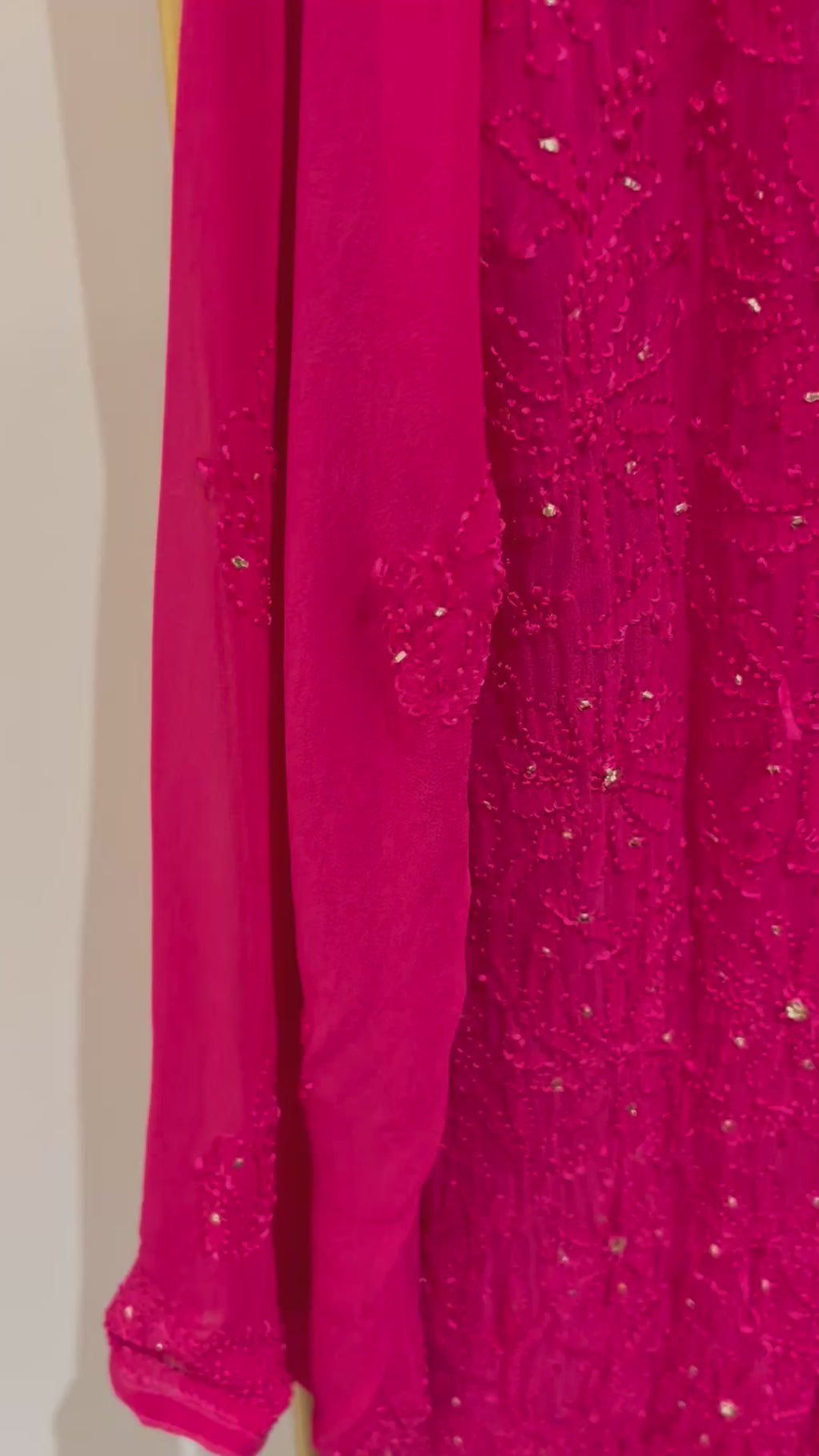 Fuschia Pink Mukesh set !